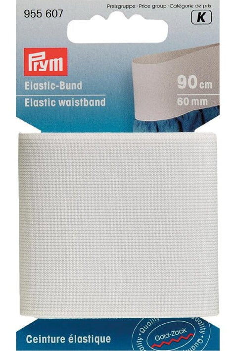 Prym Elastisk strikk – 60 mm - 90 cm