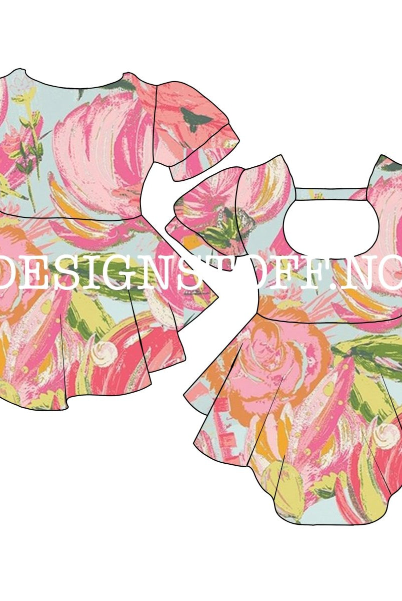 Rayon blomster - Fusion Printemps - Art Gallery Fabrics