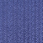 Strikket Jacquard - Kabelstrikk - Cobalt blue